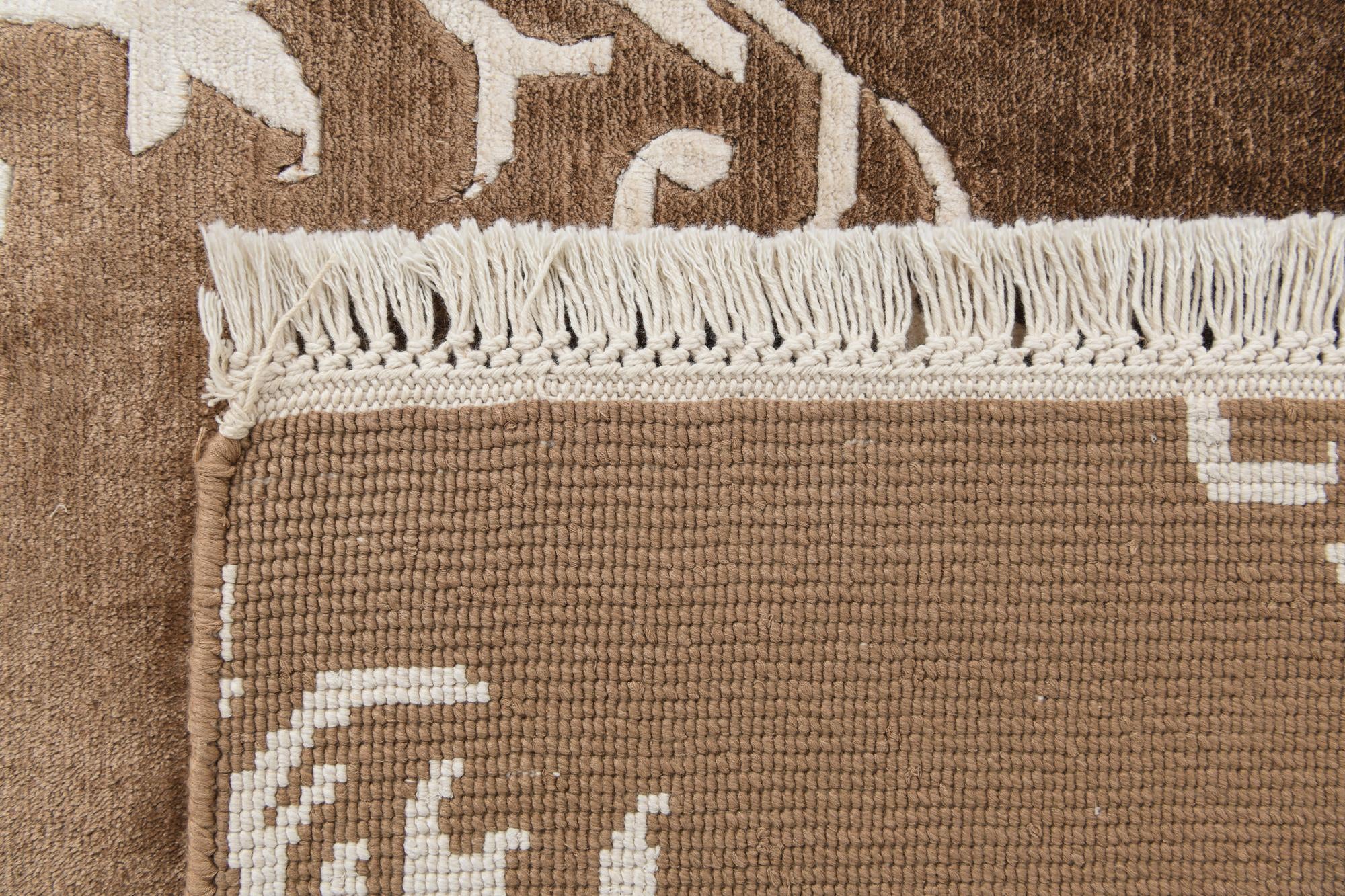 5' 7 x 8' 1 Hand Knotted Darya Wool Rug