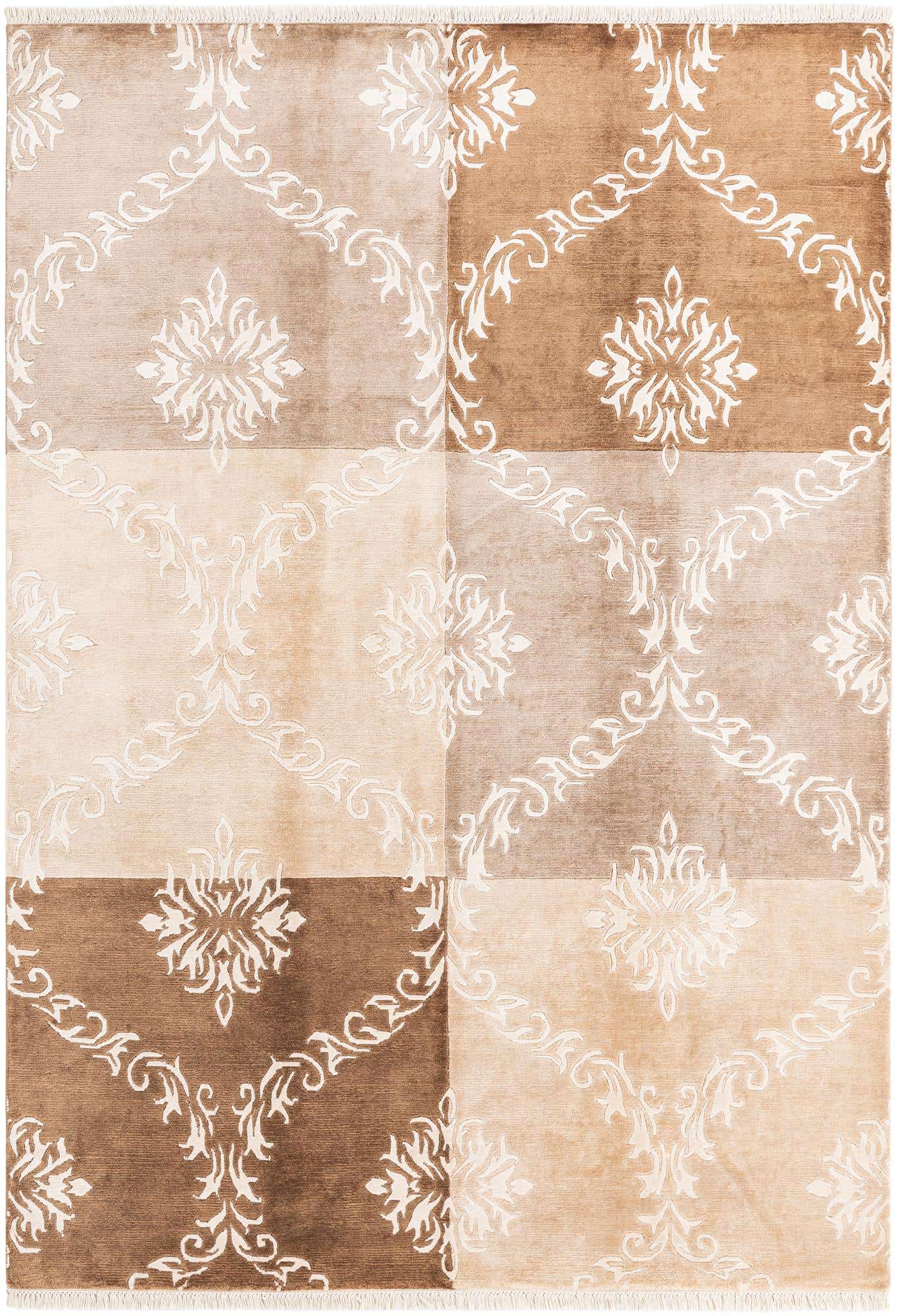 5' 7 x 8' 1 Hand Knotted Darya Wool Rug