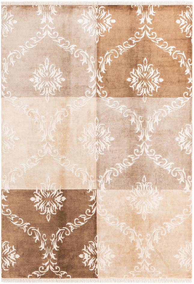 Detail image of 5' 7 x 8' 1 Hand Knotted Darya Wool Rug
