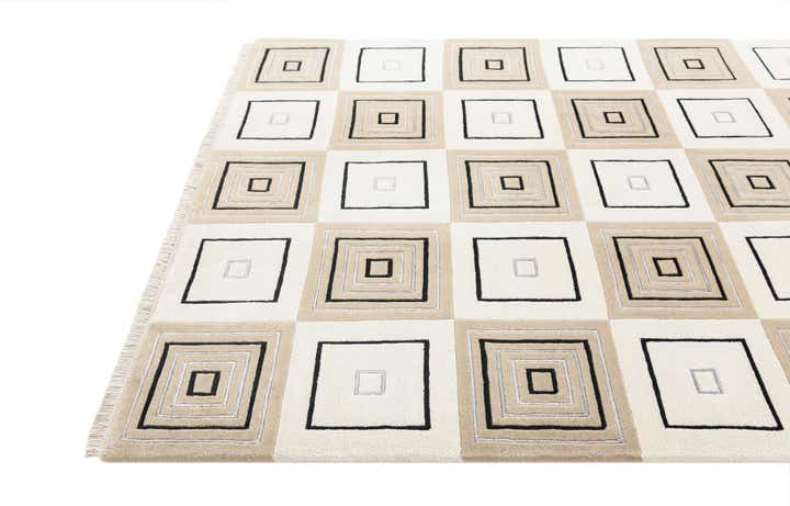 5' 7 x 7' 10 Hand Knotted Darya Wool Rug