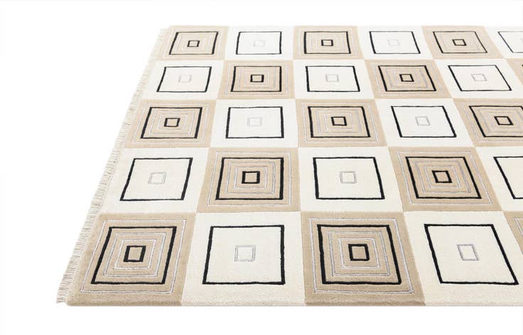 Detail image of 5' 7 x 7' 10 Hand Knotted Darya Wool Rug