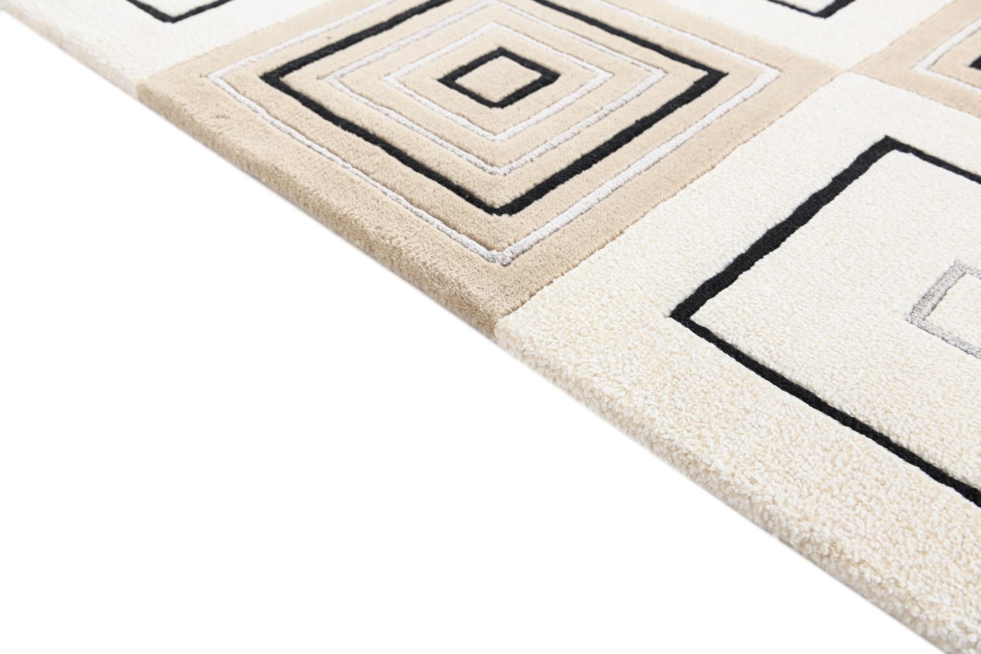5' 7 x 7' 10 Hand Knotted Darya Wool Rug