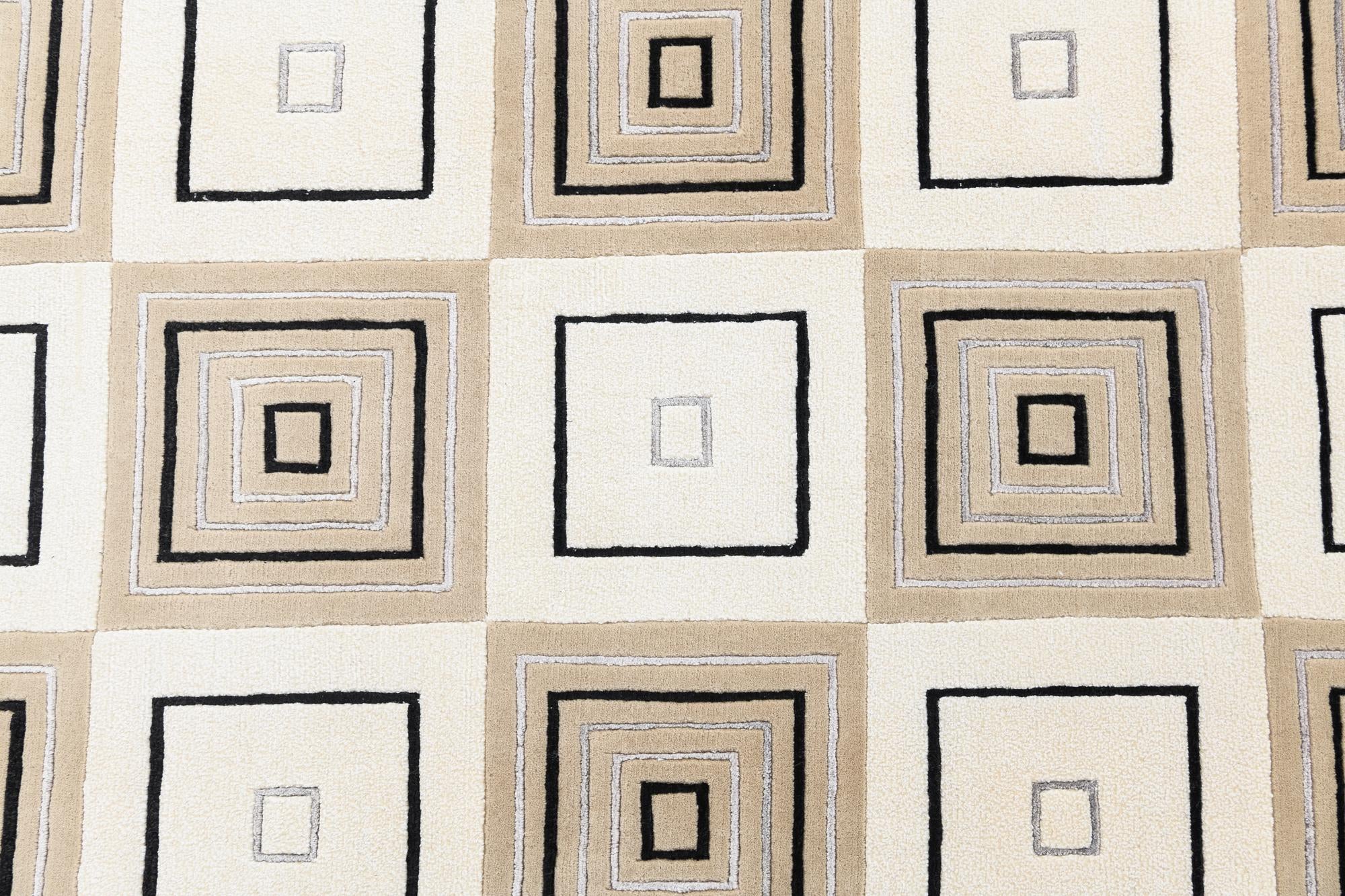 5' 7 x 7' 10 Hand Knotted Darya Wool Rug