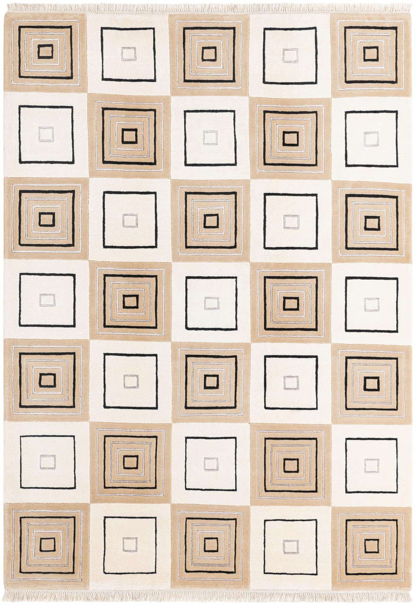 5' 7 x 7' 10 Hand Knotted Darya Wool Rug