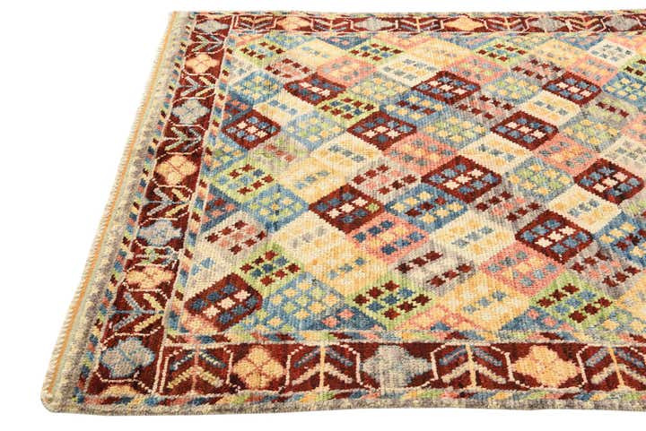 4' 10 x 7' 6 Hand Knotted Darya Wool Rug