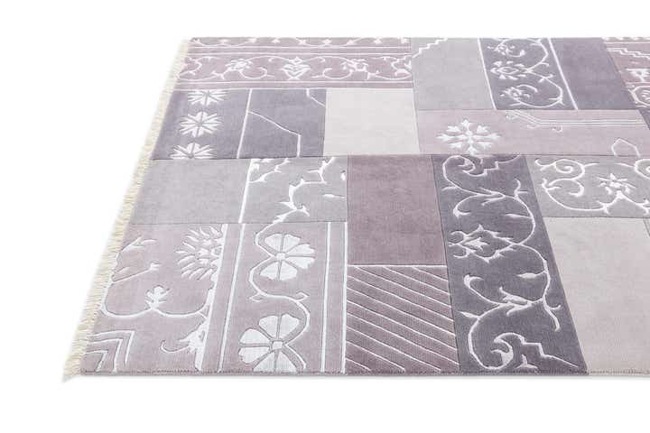 4' 7 x 6' 9 Hand Knotted Darya Wool Rug
