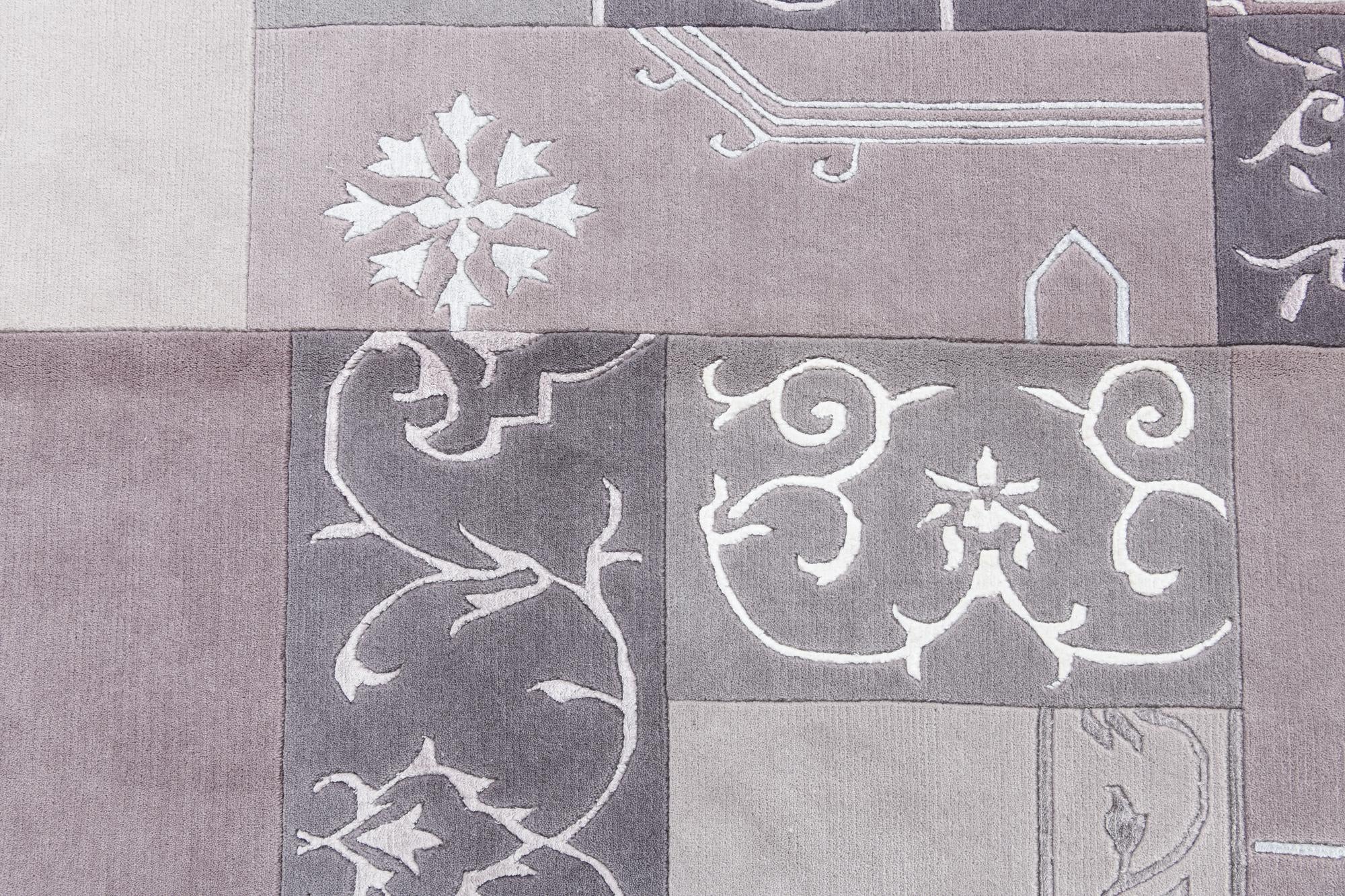 4' 7 x 6' 9 Hand Knotted Darya Wool Rug