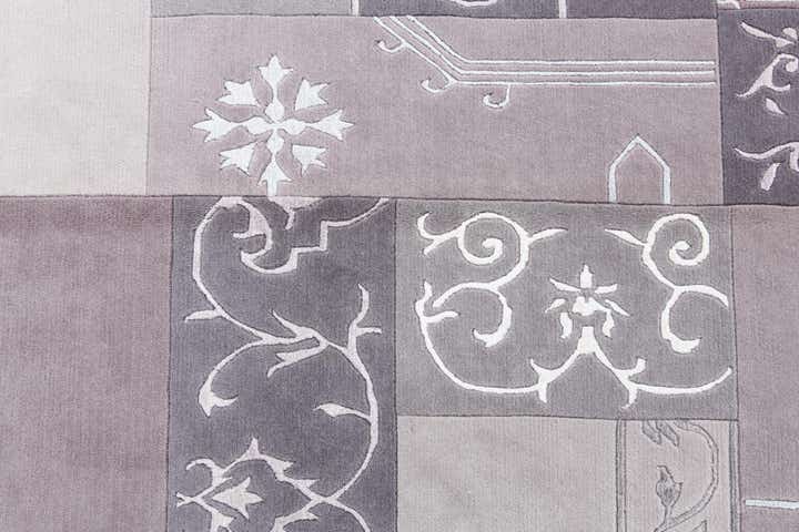 4' 7 x 6' 9 Hand Knotted Darya Wool Rug