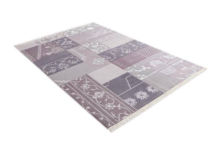 Detail image of 4' 7 x 6' 9 Hand Knotted Darya Wool Rug