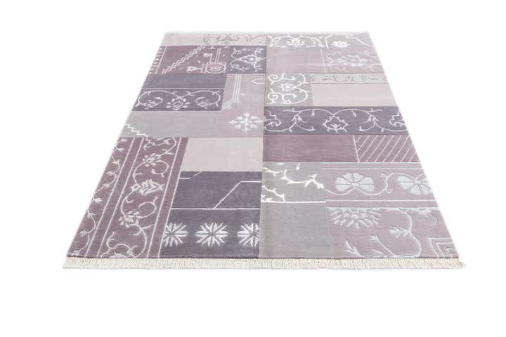 4' 7 x 6' 9 Hand Knotted Darya Wool Rug