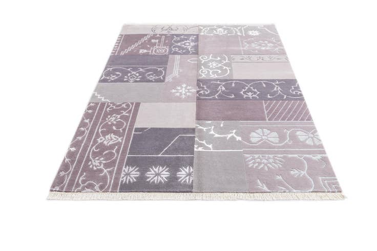 Detail image of 4' 7 x 6' 9 Hand Knotted Darya Wool Rug