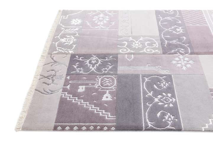 4' 7 x 6' 9 Hand Knotted Darya Wool Rug