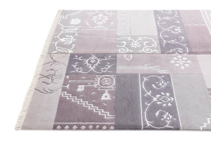 Detail image of 4' 7 x 6' 9 Hand Knotted Darya Wool Rug