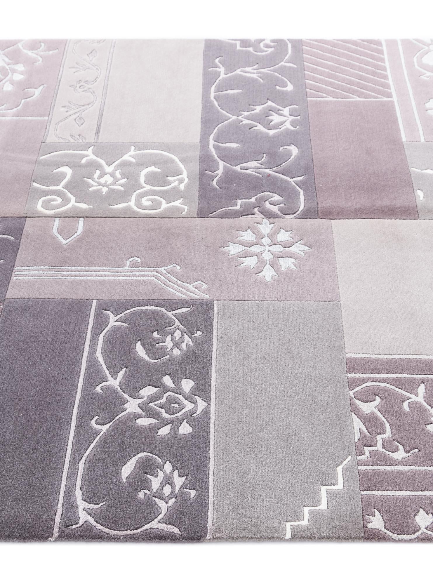 4' 7 x 6' 9 Hand Knotted Darya Wool Rug