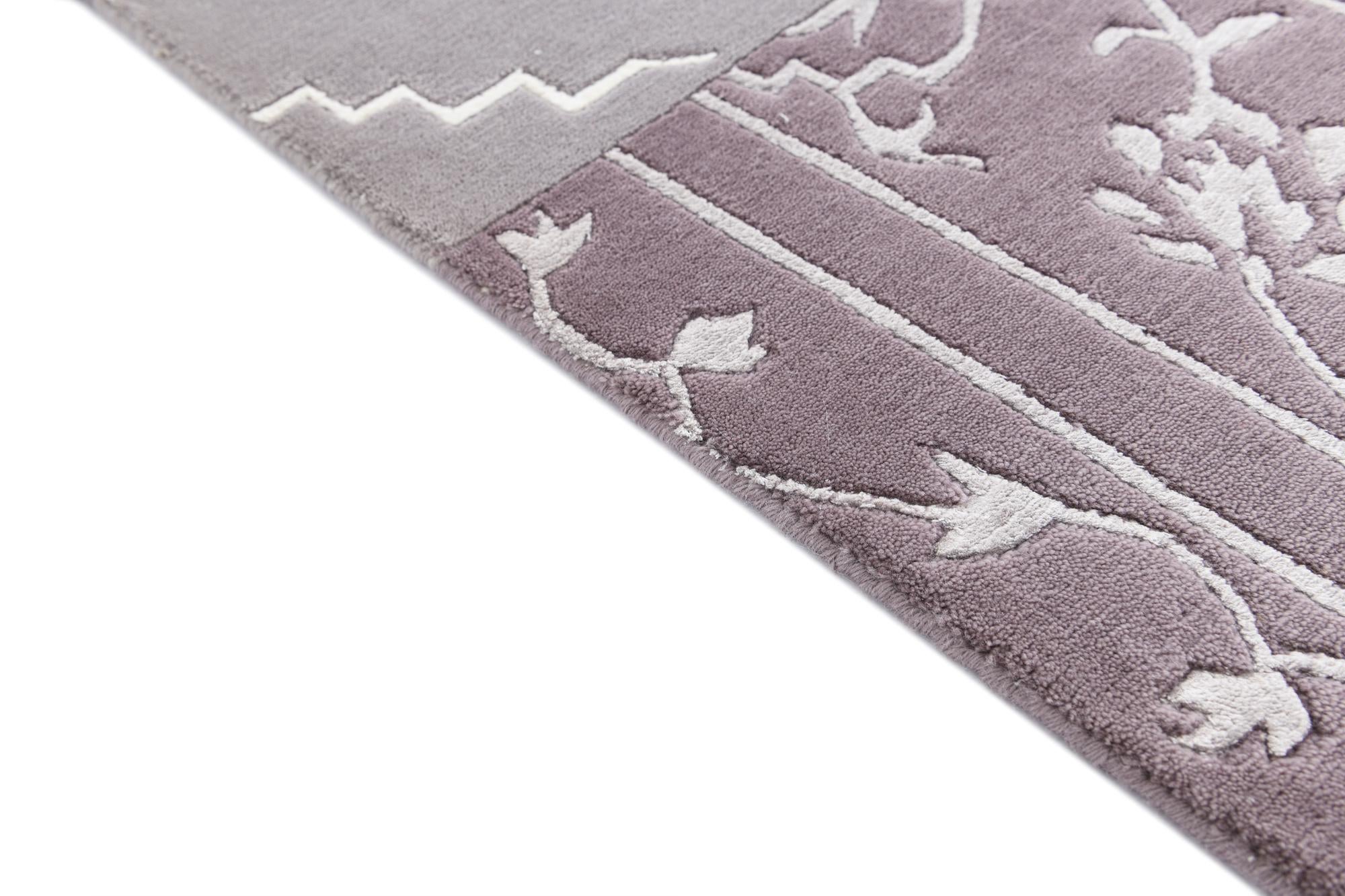4' 7 x 6' 9 Hand Knotted Darya Wool Rug
