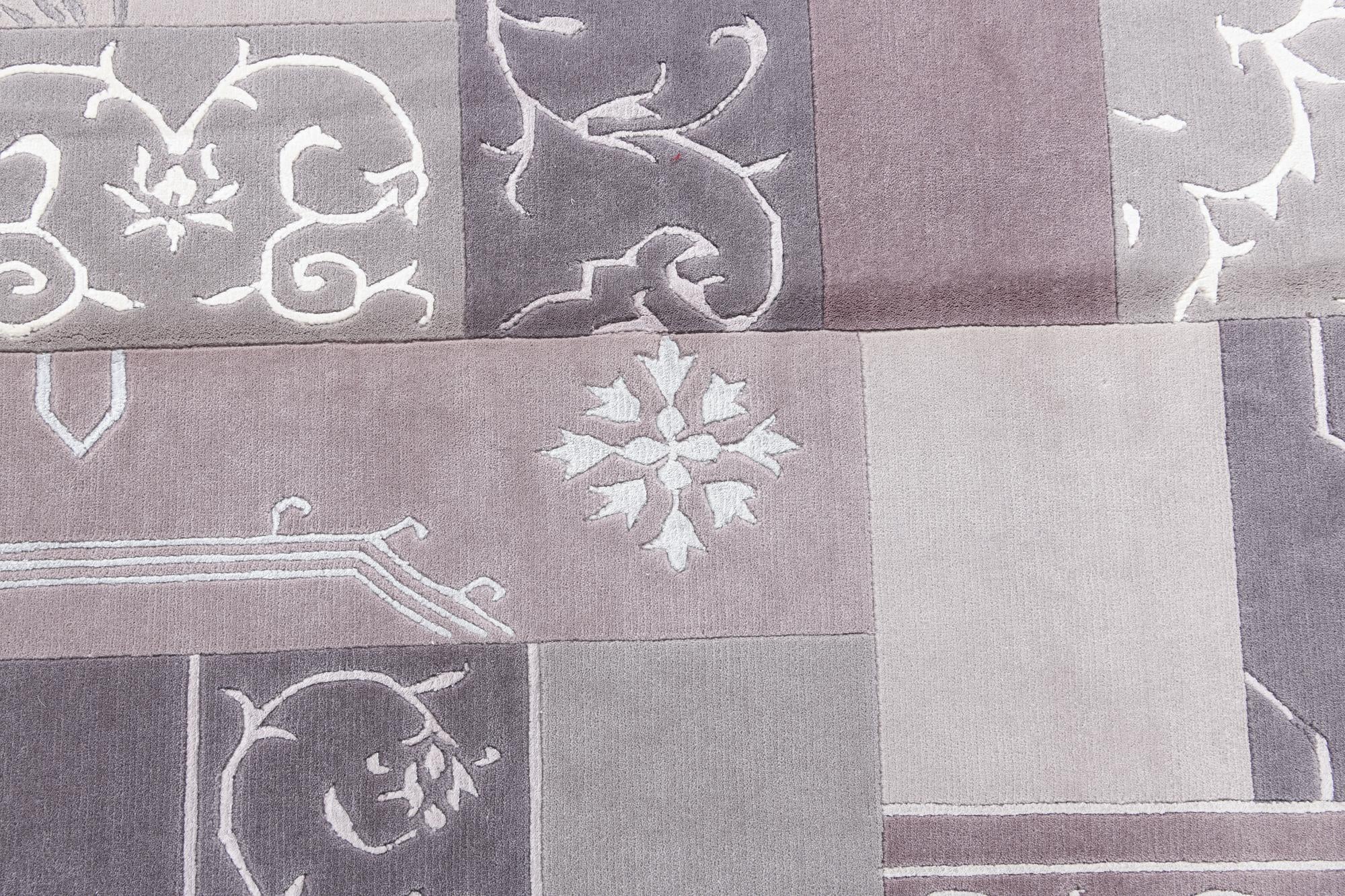 4' 7 x 6' 9 Hand Knotted Darya Wool Rug