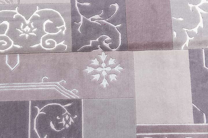 4' 7 x 6' 9 Hand Knotted Darya Wool Rug