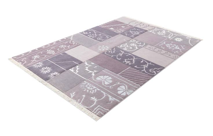 Detail image of 4' 7 x 6' 9 Hand Knotted Darya Wool Rug