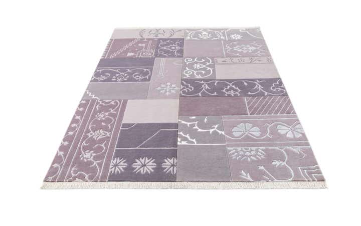 4' 7 x 6' 9 Hand Knotted Darya Wool Rug