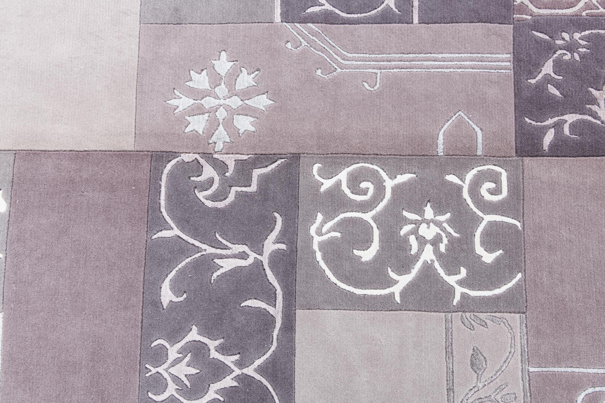 4' 7 x 6' 9 Hand Knotted Darya Wool Rug