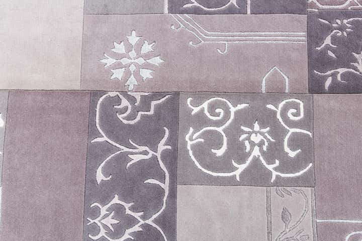 4' 7 x 6' 9 Hand Knotted Darya Wool Rug