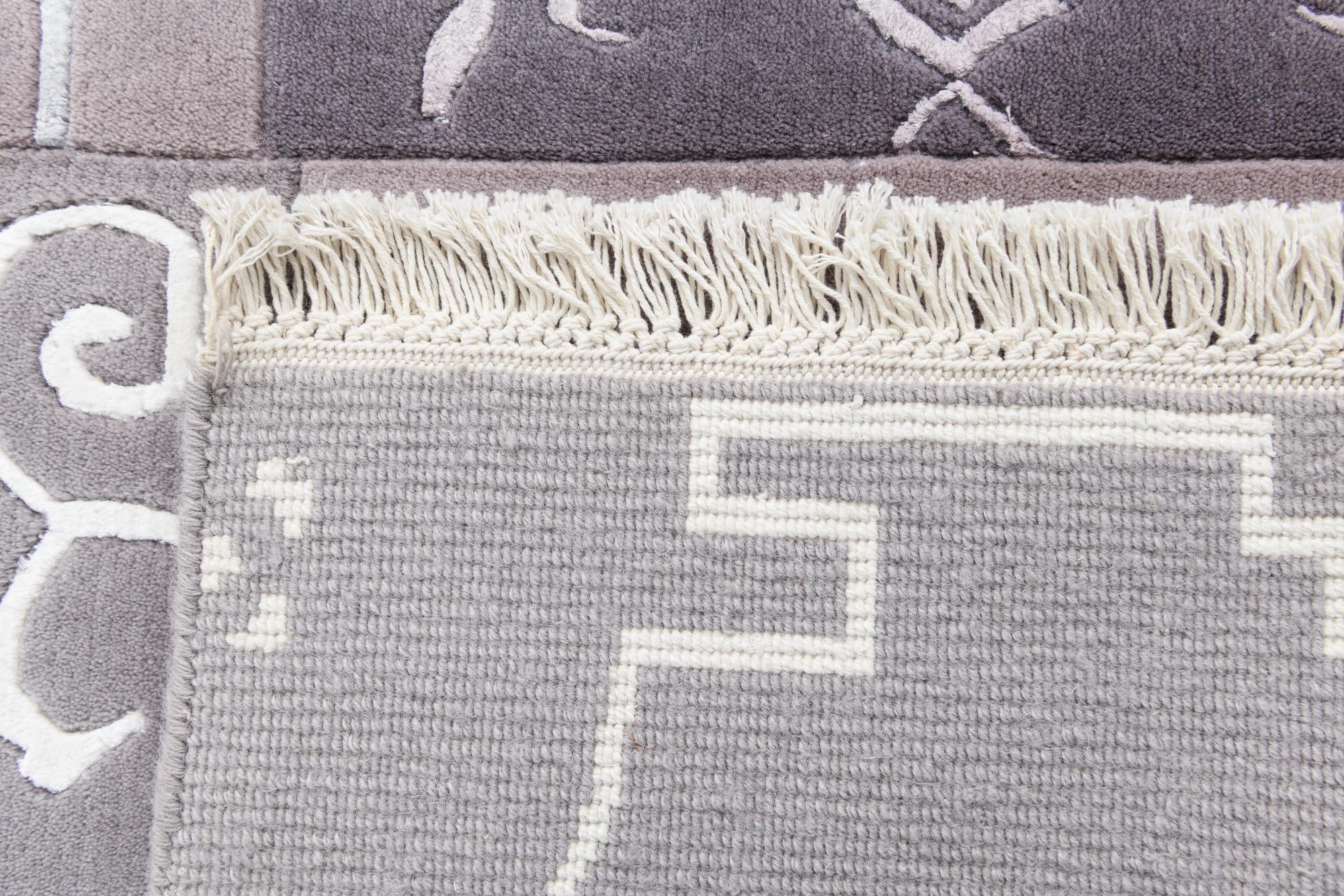 4' 7 x 6' 9 Hand Knotted Darya Wool Rug