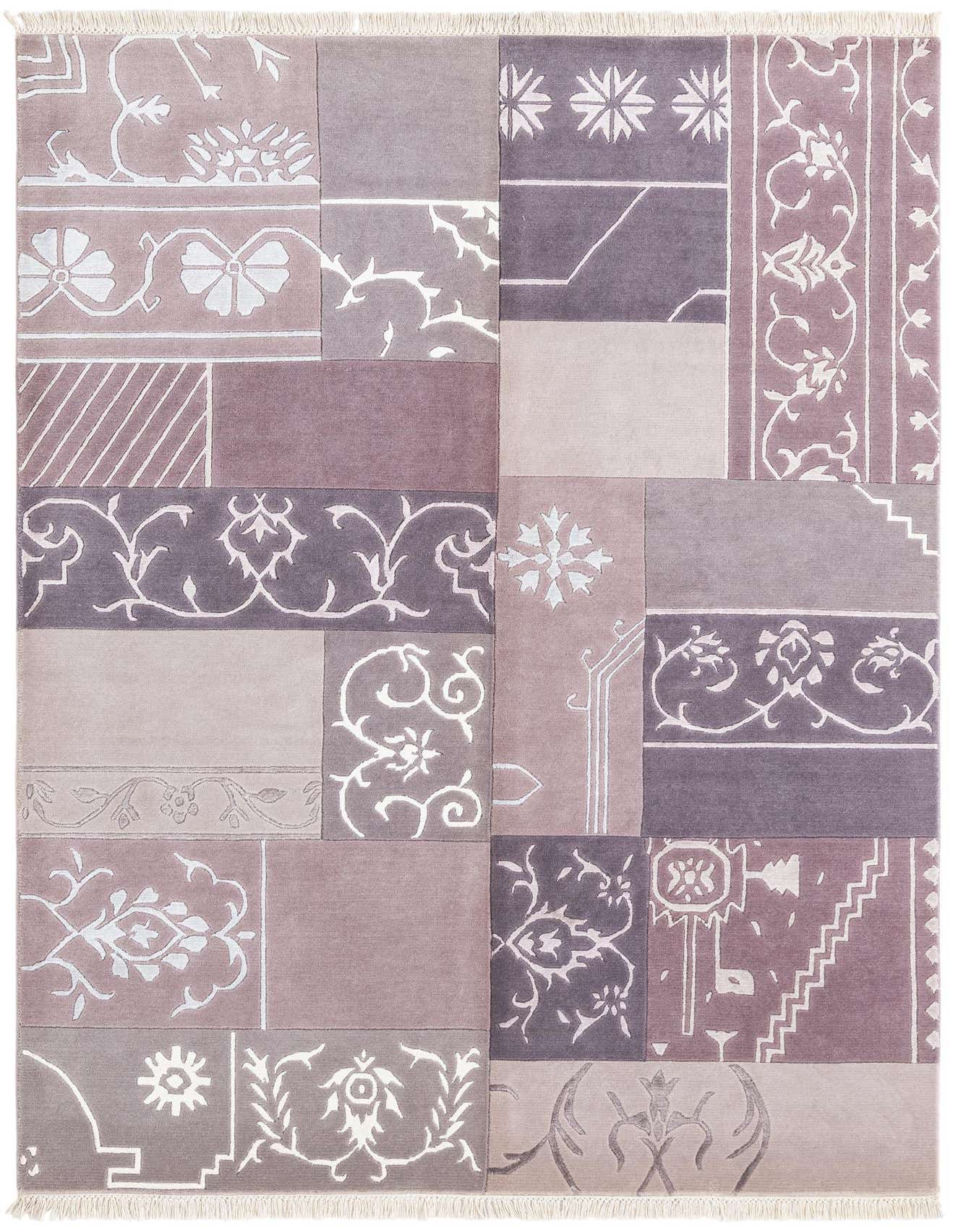 4' 7 x 6' 9 Hand Knotted Darya Wool Rug