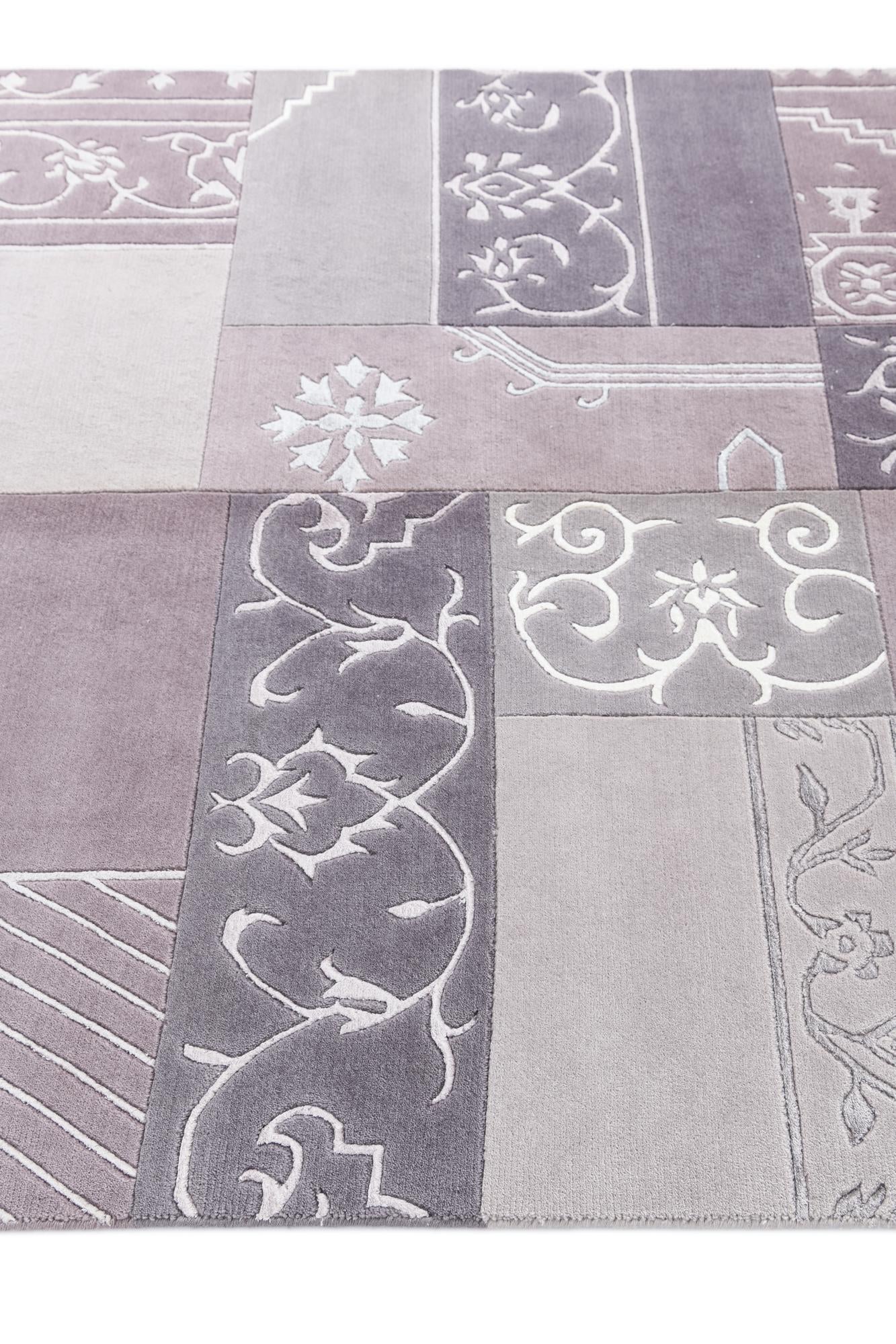 4' 7 x 6' 9 Hand Knotted Darya Wool Rug