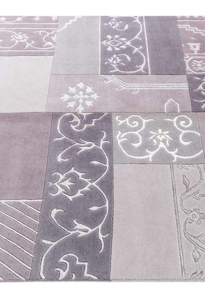 4' 7 x 6' 9 Hand Knotted Darya Wool Rug