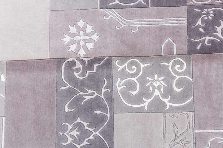 4' 7 x 6' 9 Hand Knotted Darya Wool Rug