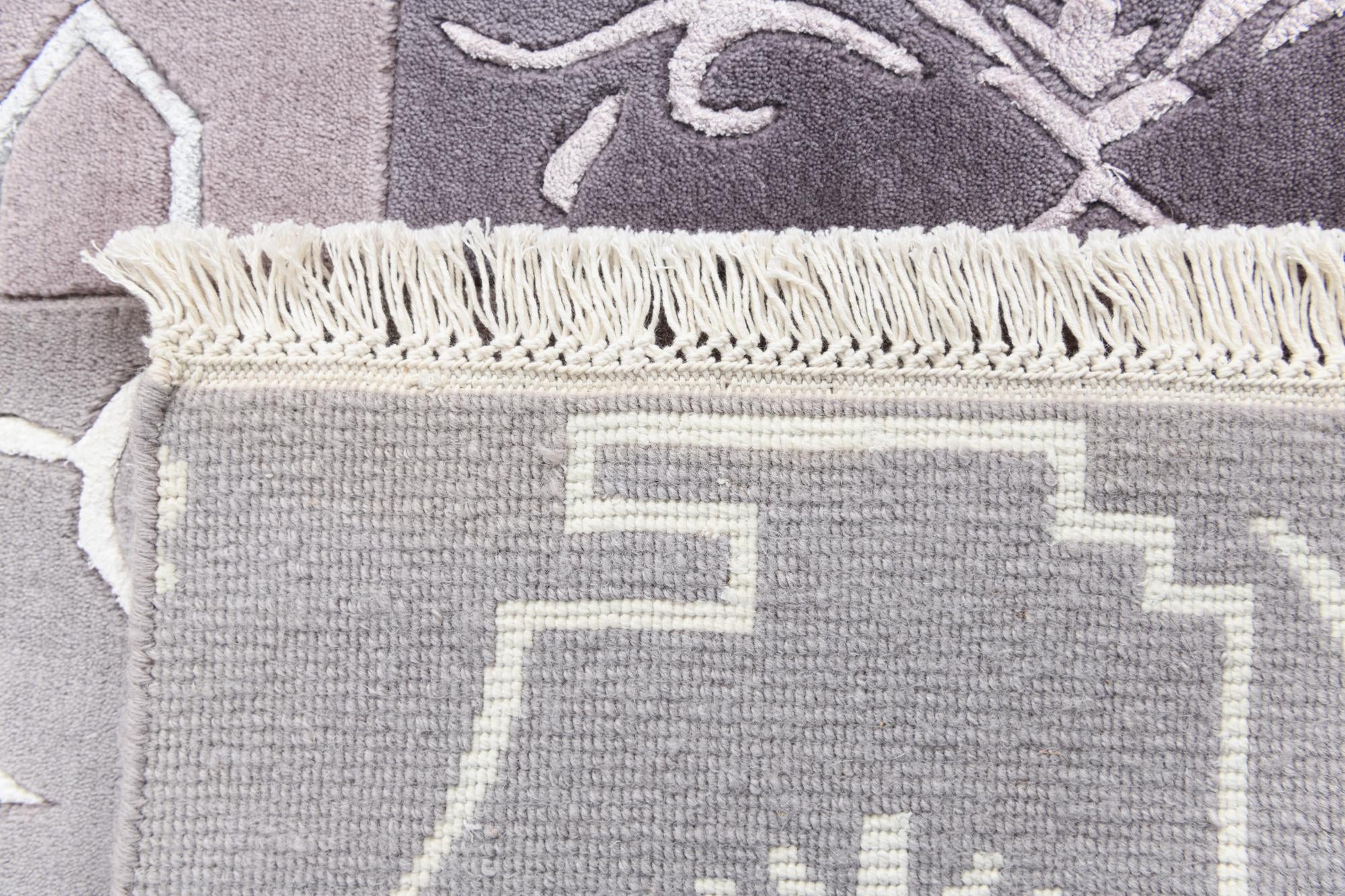 4' 7 x 6' 9 Hand Knotted Darya Wool Rug