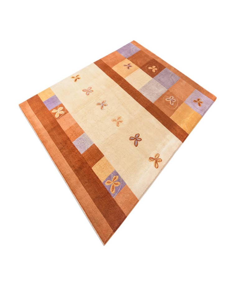 Detail image of 5' 8 x 7' 10  Hand Knotted Darya Rug