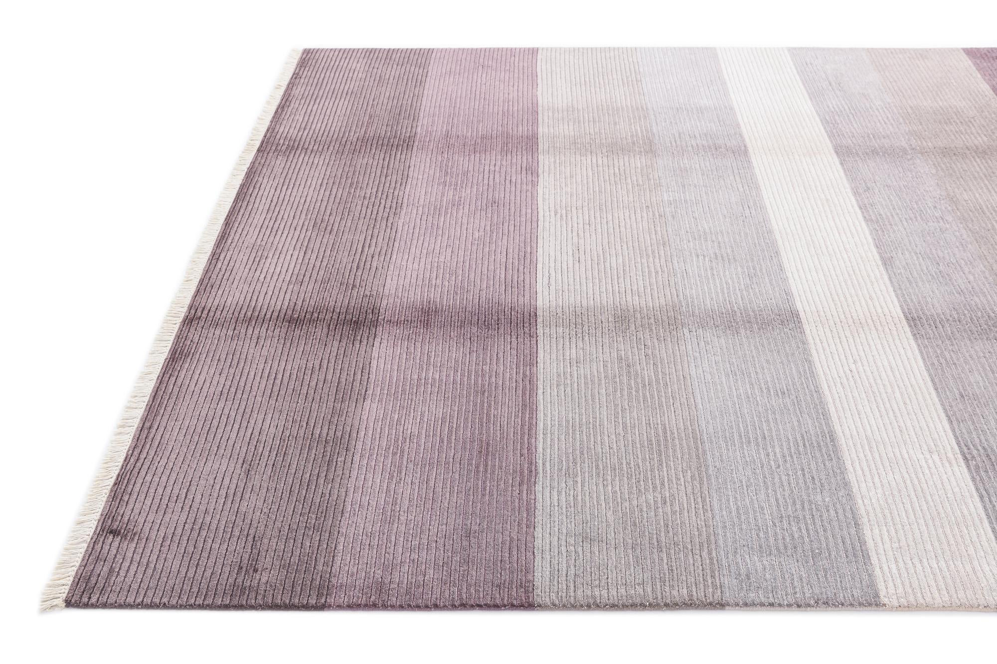 6' 7 x 9' 10 Hand Knotted Darya Wool Rug