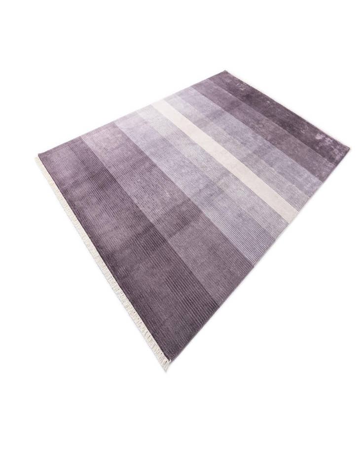 Detail image of 6' 8 x 10'  Hand Knotted Darya Wool Rug