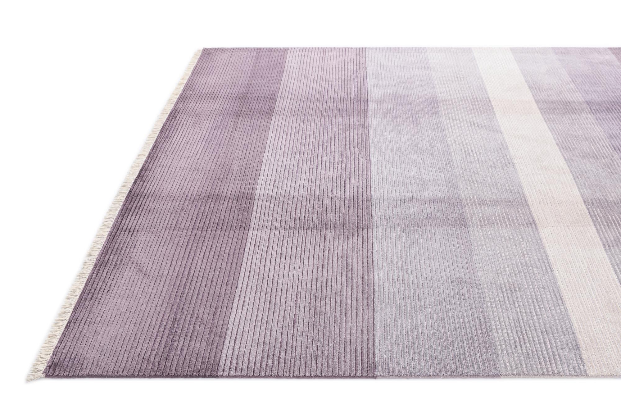 6' 8 x 10' Hand Knotted Darya Wool Rug