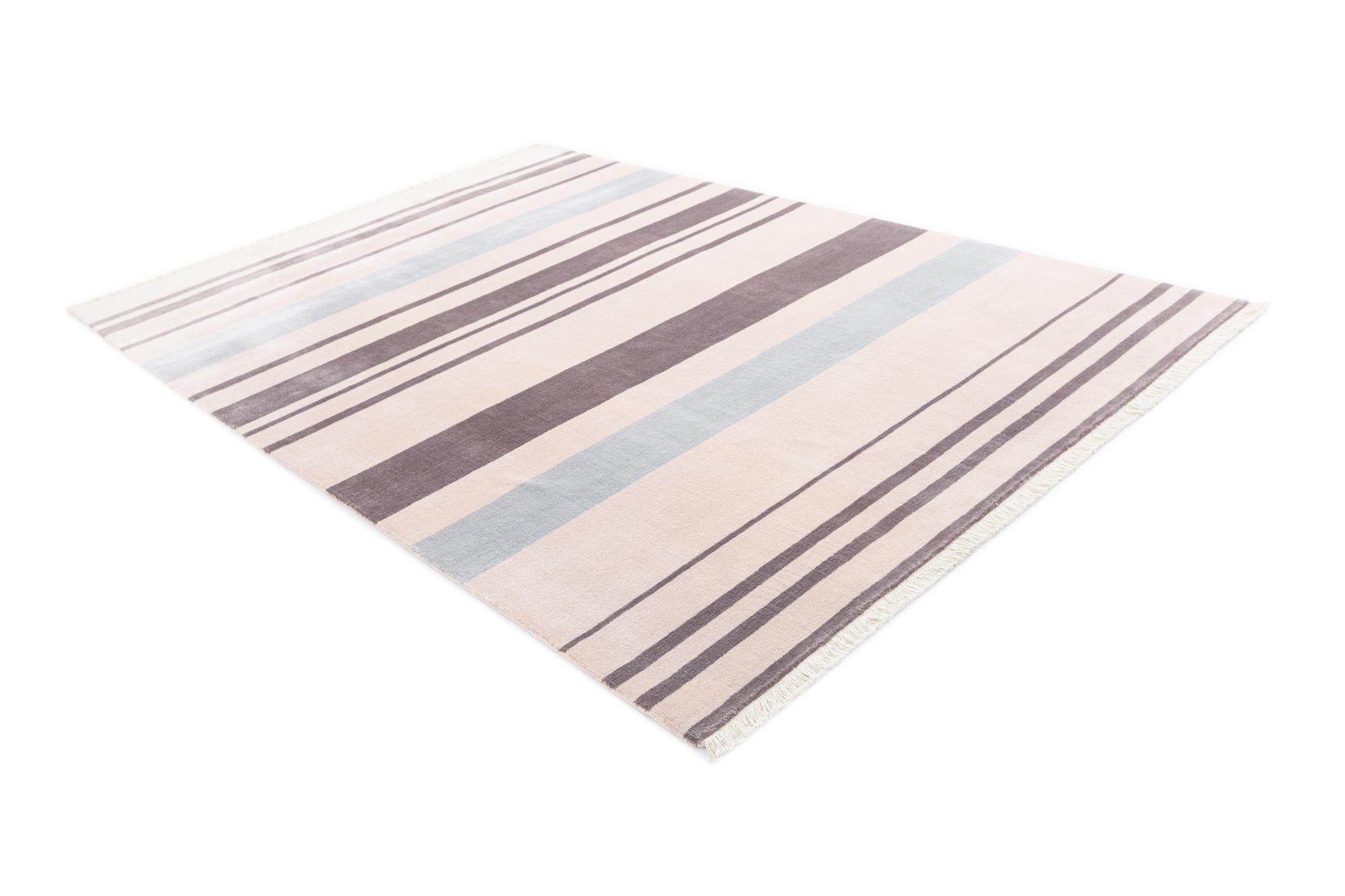 6' 8 x 9' 8 Hand Knotted Darya Wool Rug