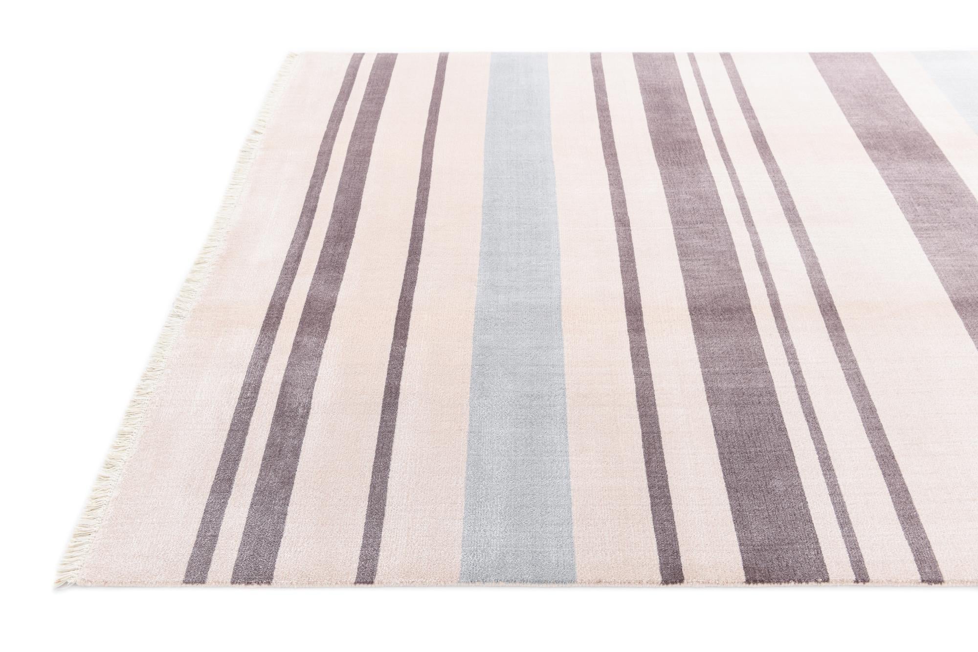6' 8 x 9' 8 Hand Knotted Darya Wool Rug