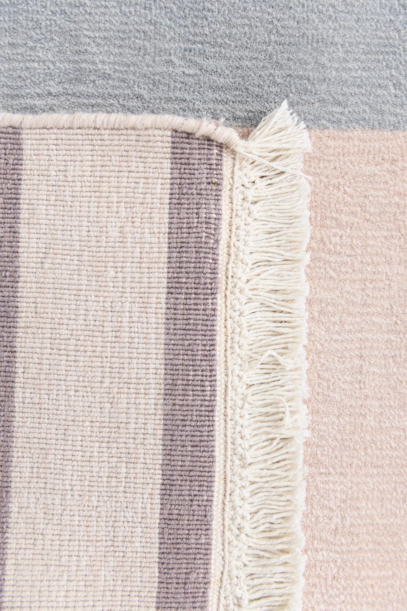 6' 8 x 9' 8 Hand Knotted Darya Wool Rug