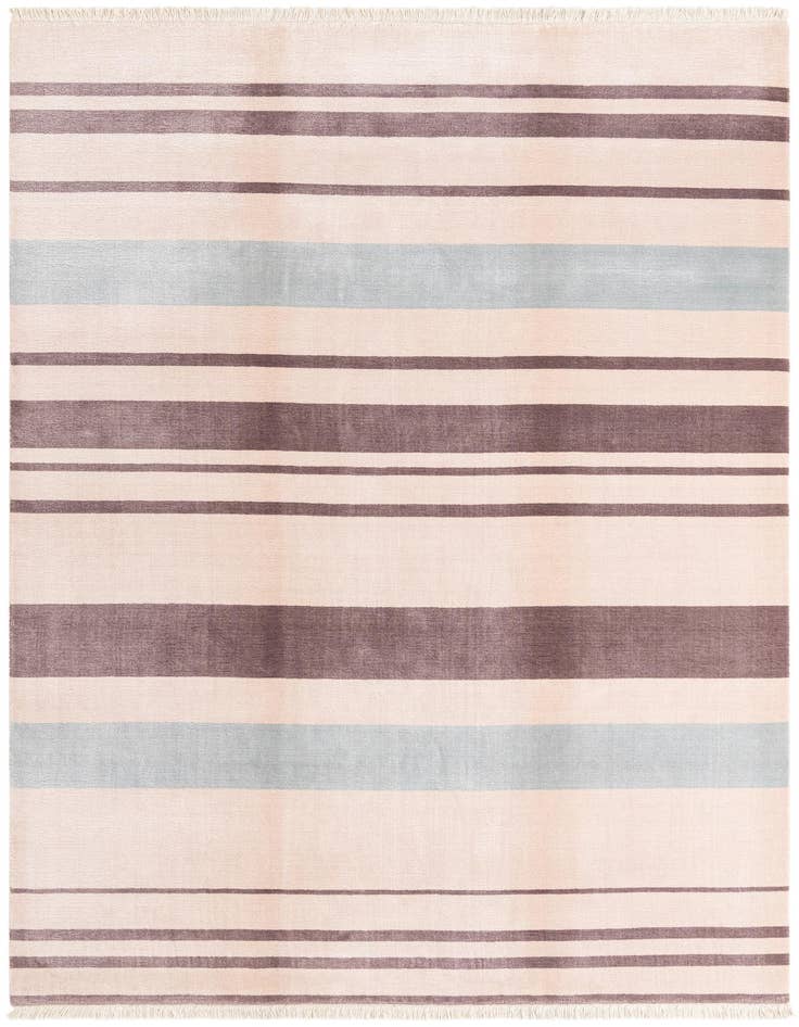 Detail image of 6' 8 x 9' 8 Hand Knotted Darya Wool Rug
