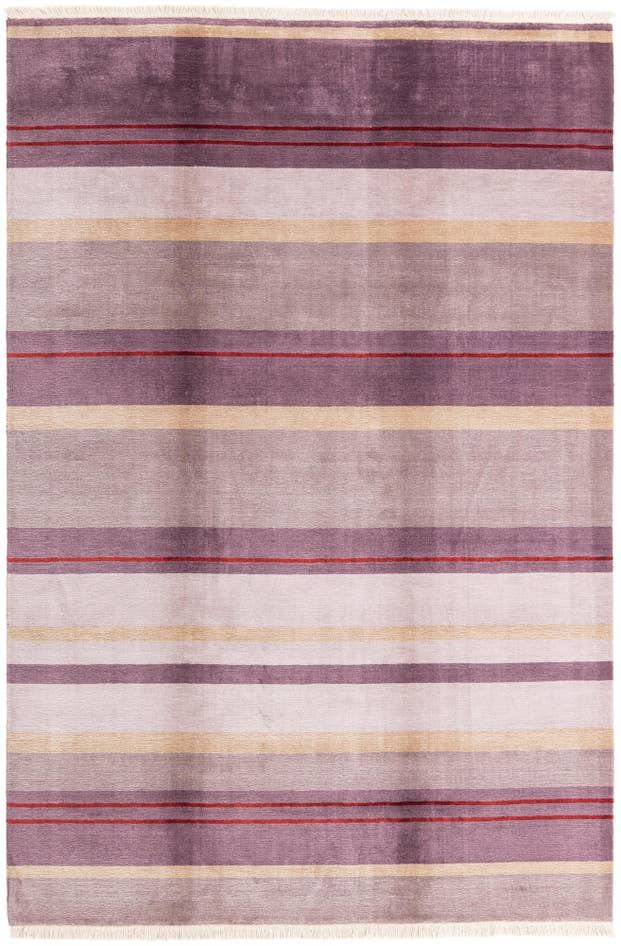 Detail image of 6' 6 x 9' 8 Hand Knotted Darya Wool Rug