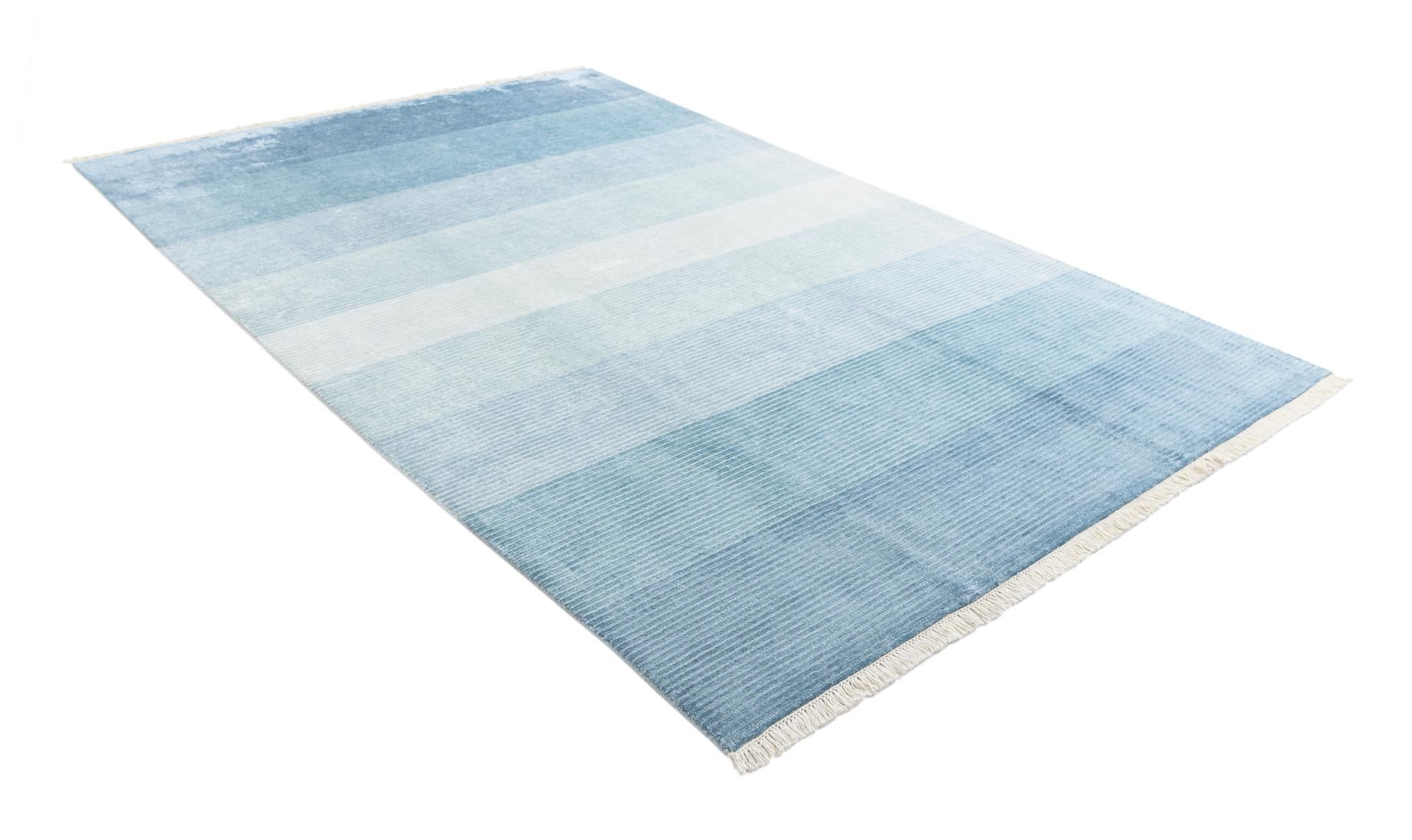 6' 6 x 9' 8 Hand Knotted Darya Wool Rug