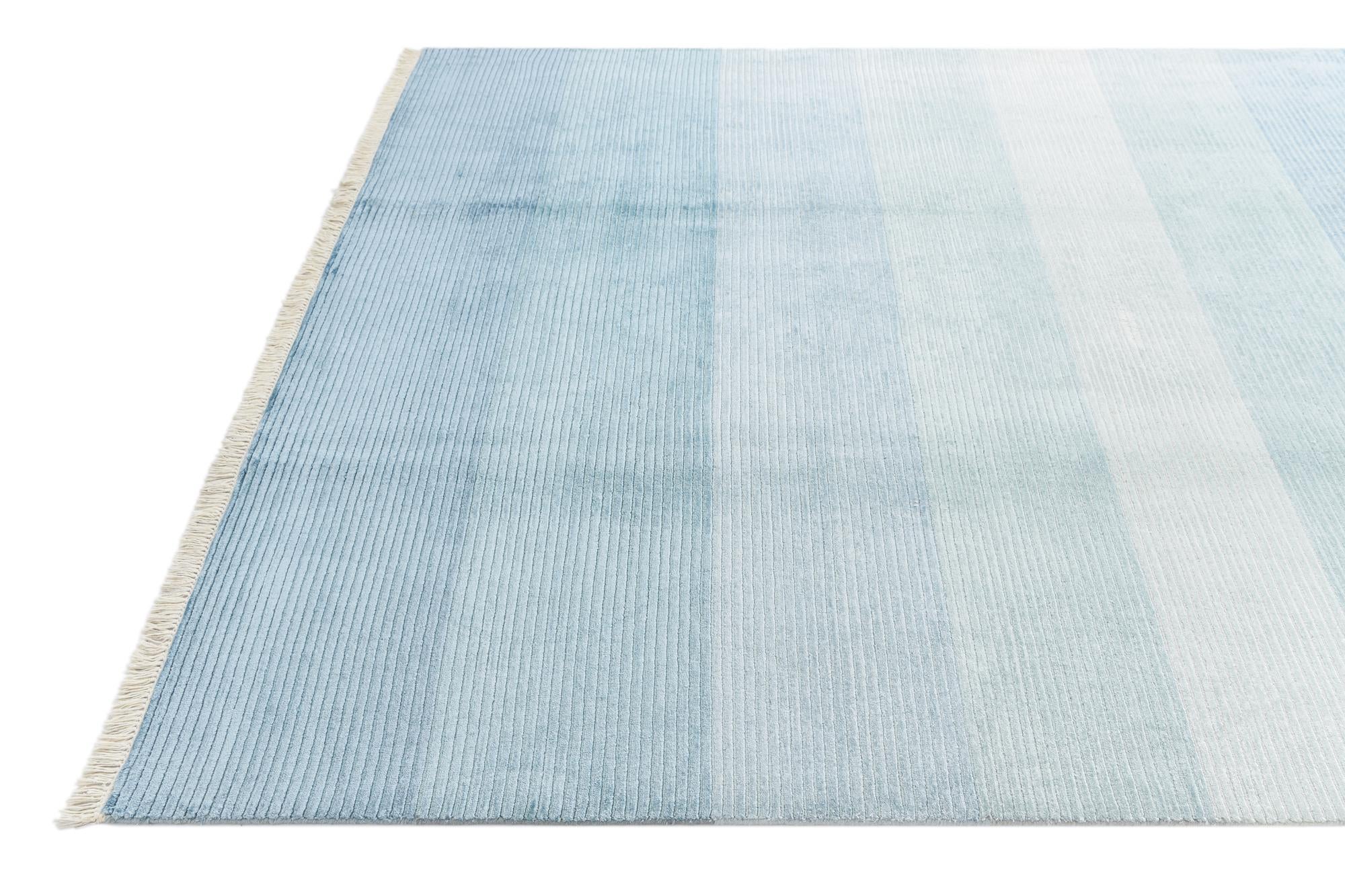 6' 6 x 9' 8 Hand Knotted Darya Wool Rug