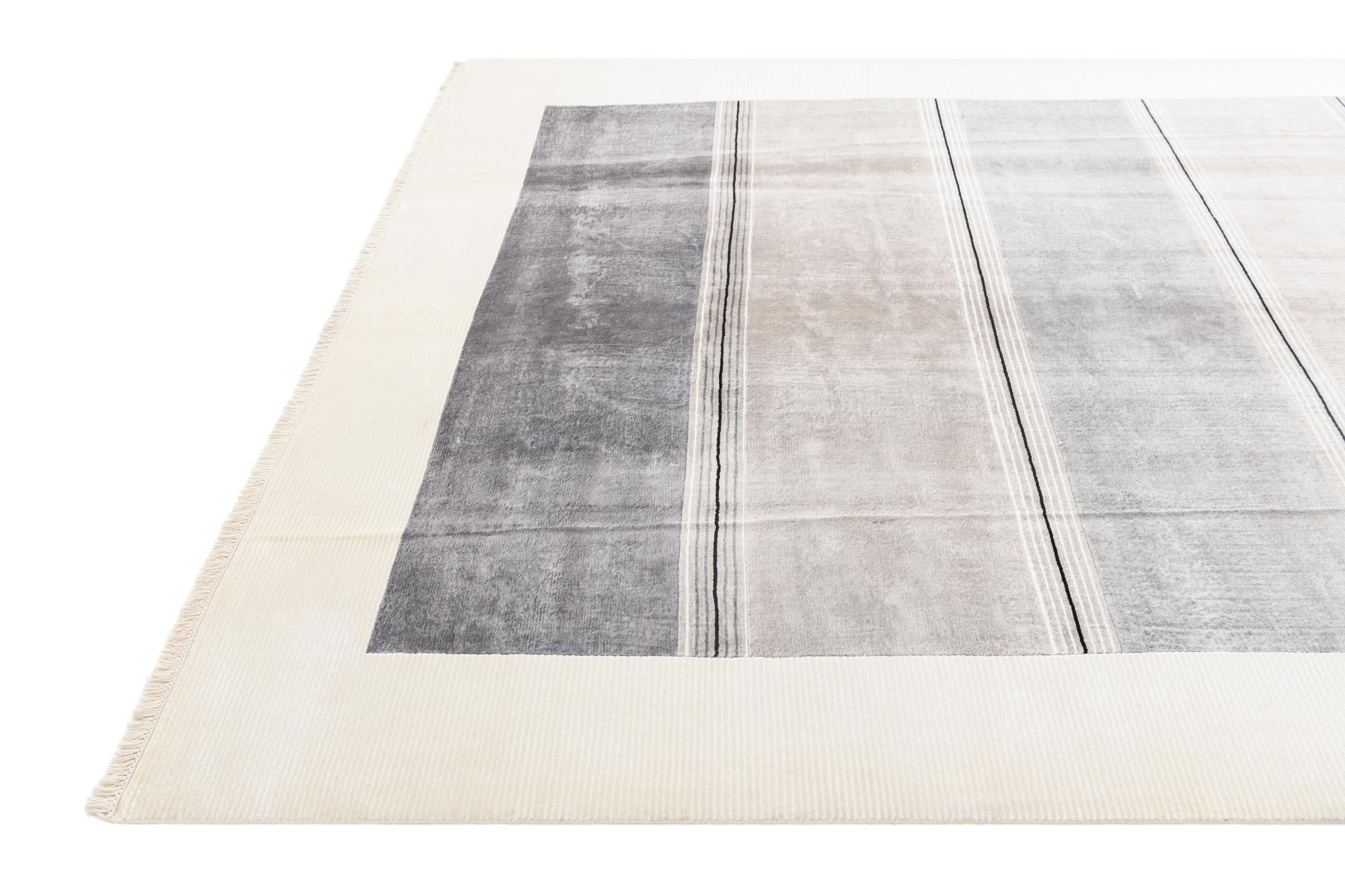 8' 2 x 11' 3 Hand Knotted Darya Wool Rug