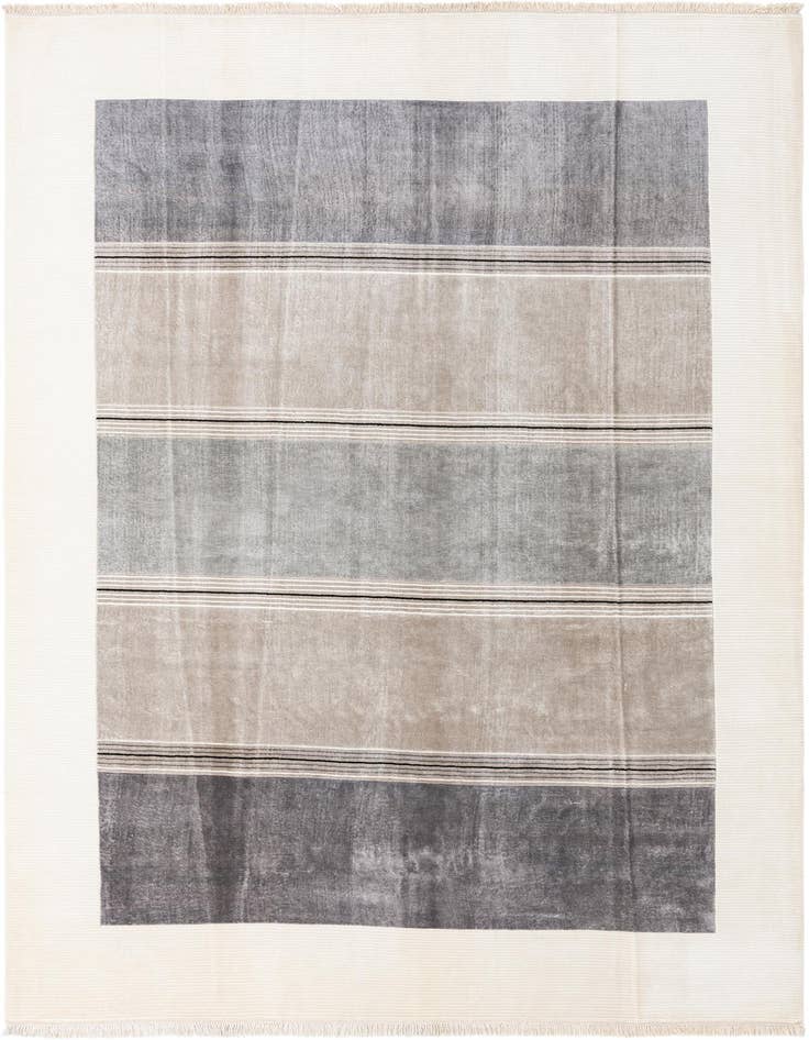Detail image of 8' 2 x 11' 3 Hand Knotted Darya Wool Rug