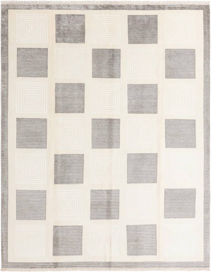 Detail image of 8' 2 x 11' 4 Hand Knotted Darya Wool Rug
