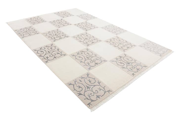 Detail image of 6' 7 x 9' 10 Hand Knotted Darya Wool Rug