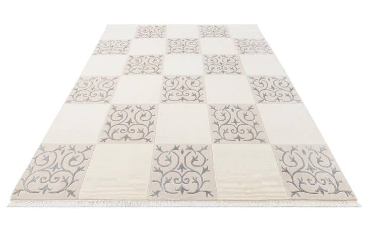 Detail image of 6' 7 x 9' 10 Hand Knotted Darya Wool Rug