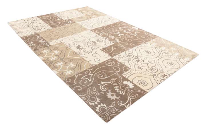 6' 9 x 9' 11 Hand Knotted Darya Wool Rug