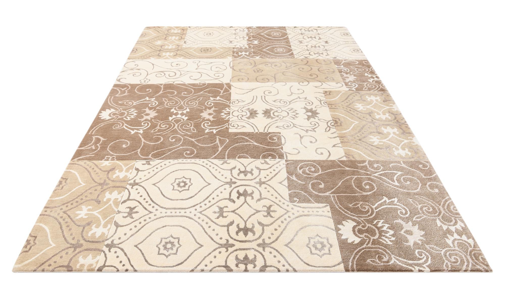 6' 9 x 9' 11 Hand Knotted Darya Wool Rug
