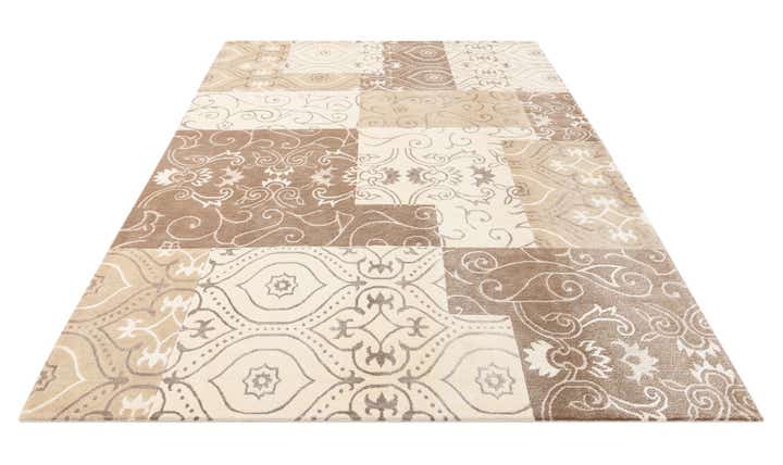 6' 9 x 9' 11 Hand Knotted Darya Wool Rug